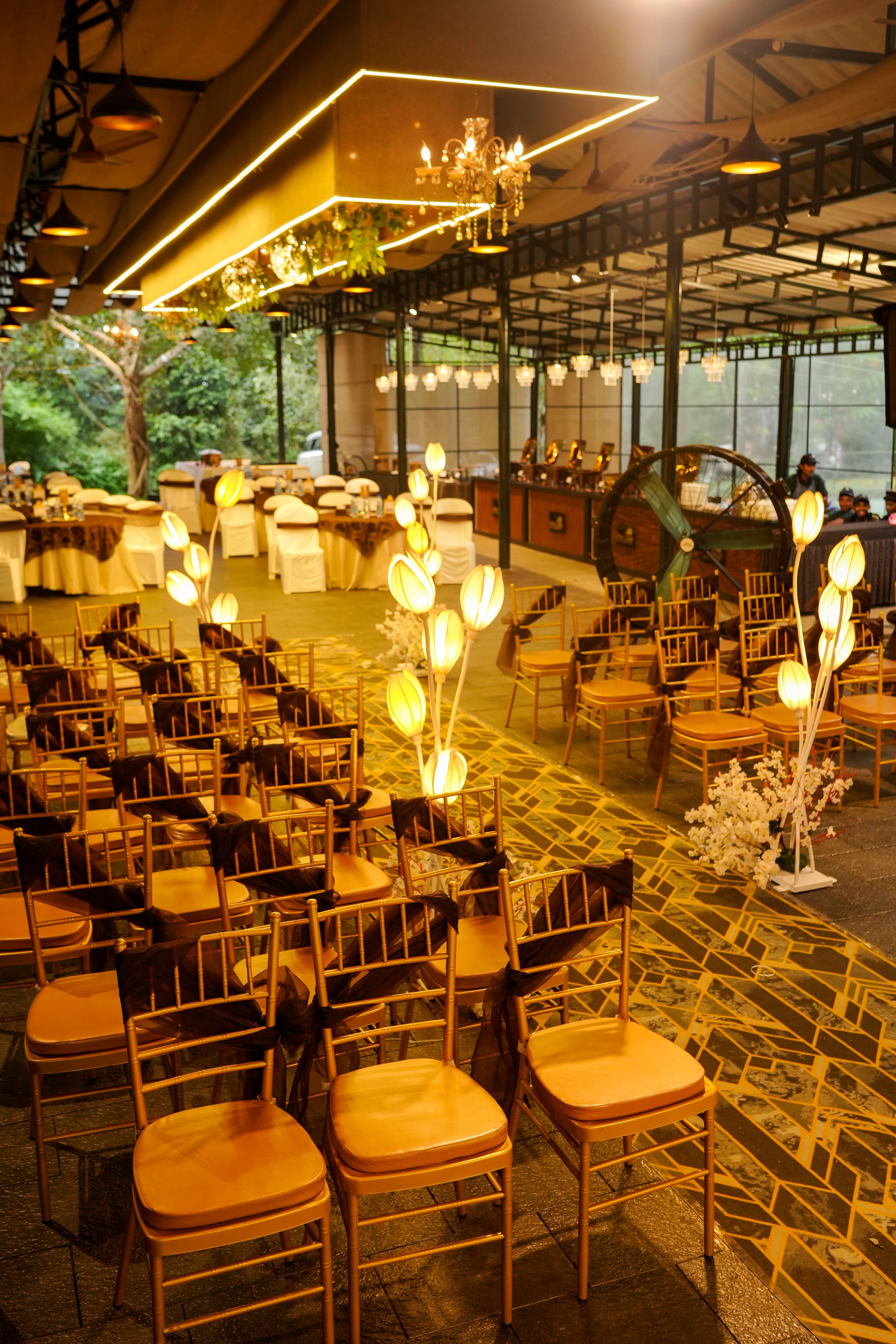 Johns Village micro wedding setup